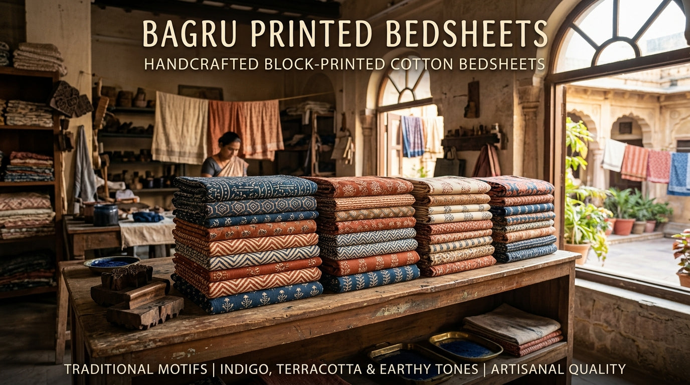 Bagru Bedsheets