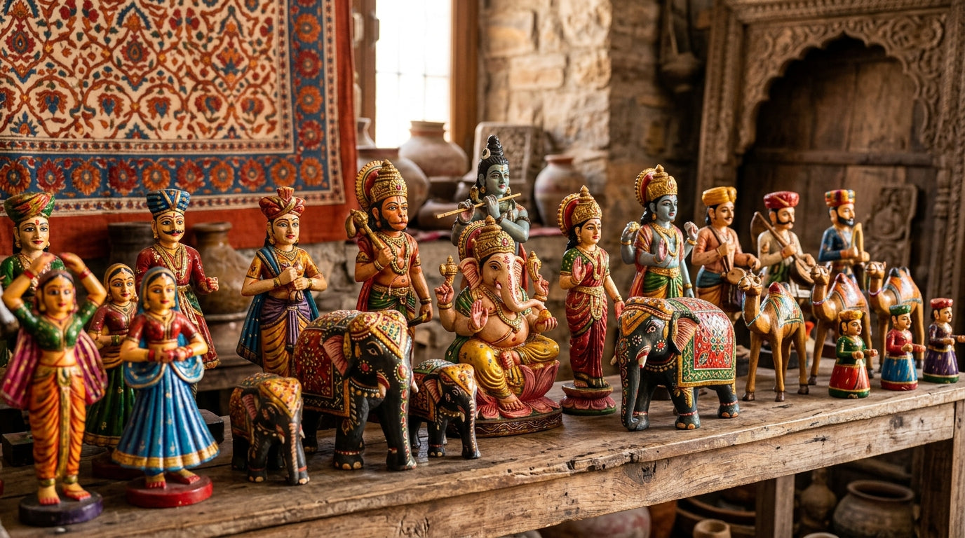 Decorative Wooden Figurines