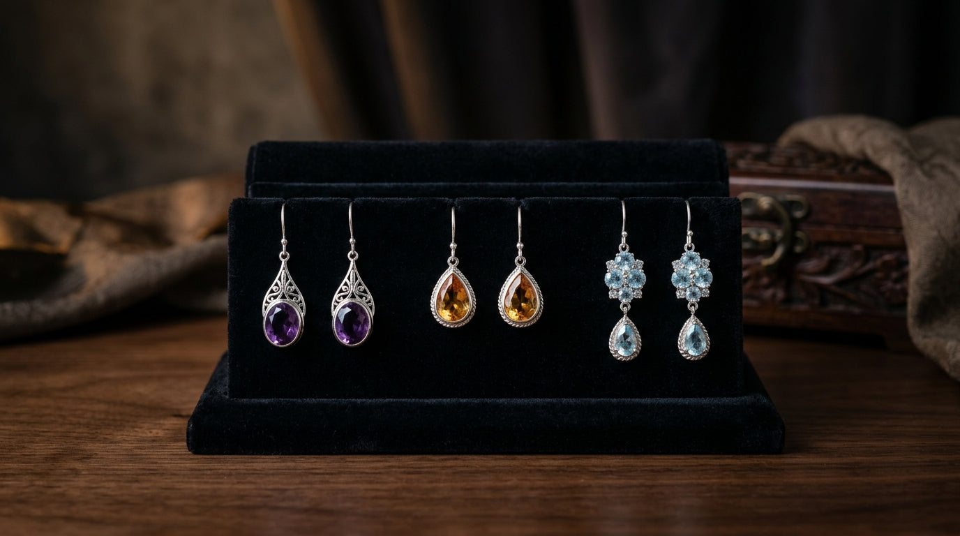 Gemstone Earrings