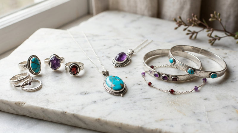 Gemstone & Silver Jewelry
