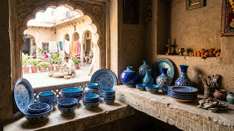 Blue Pottery