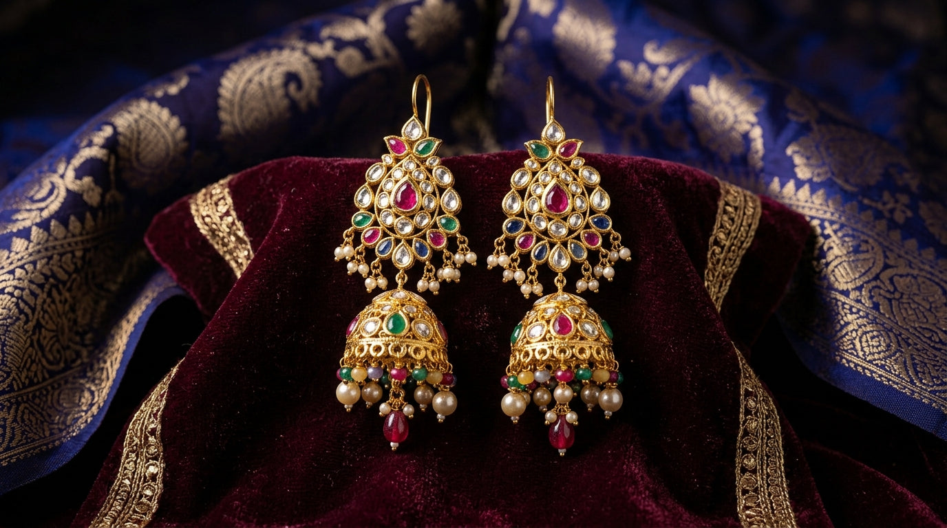 Kundan Earrings