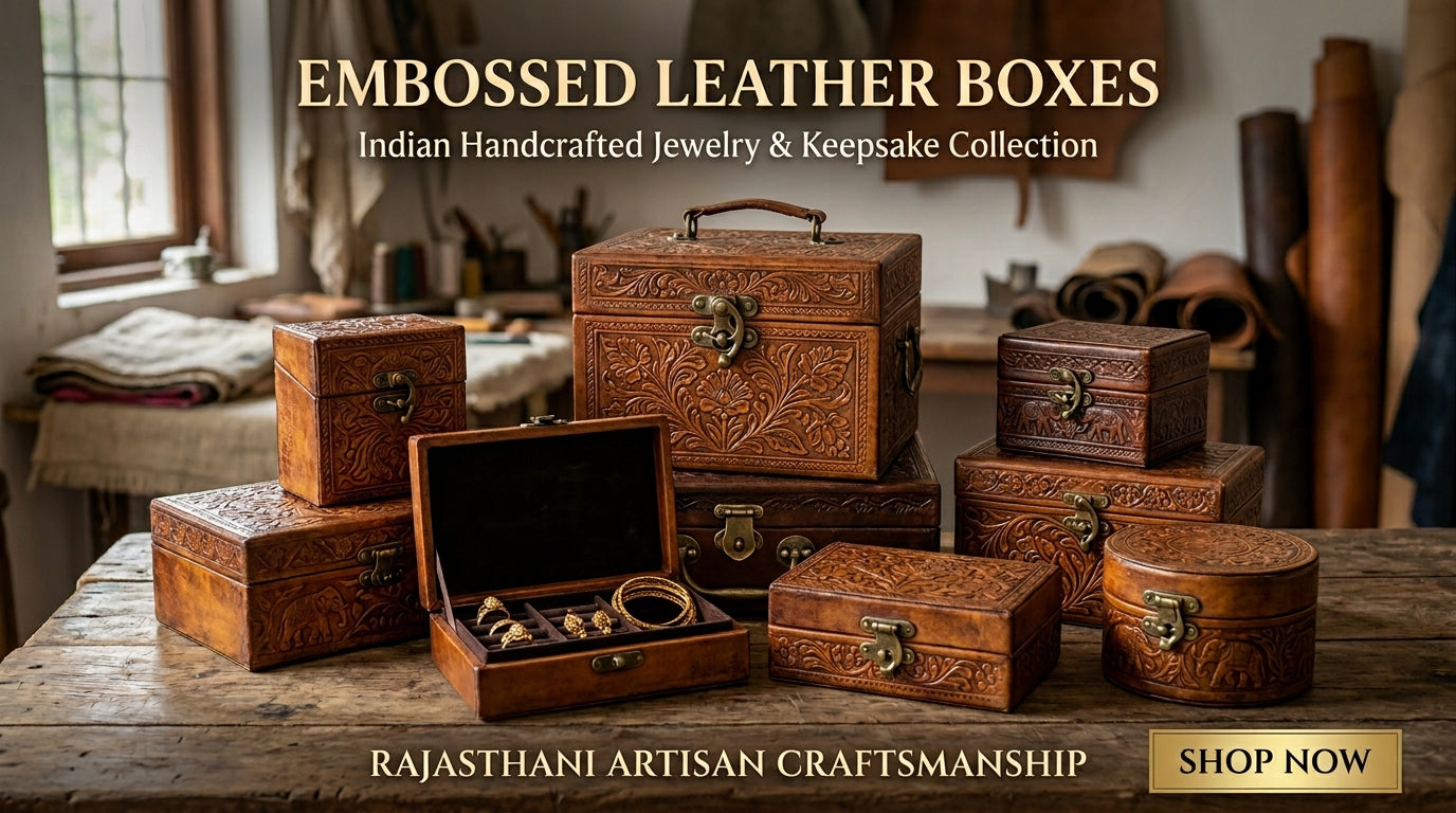 Embossed Leather Boxes