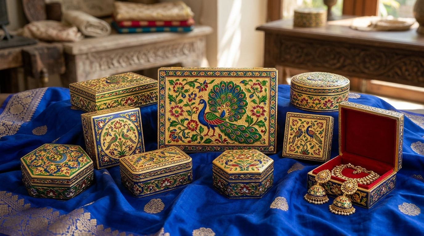 Meenakari Boxes