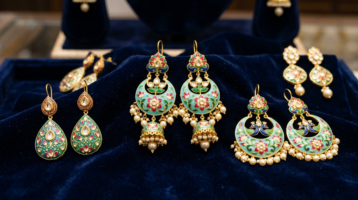 Meenakari Earrings
