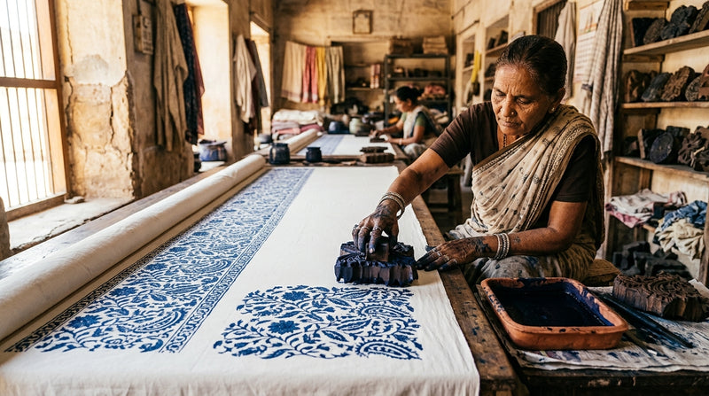 Sanganeri Block Print