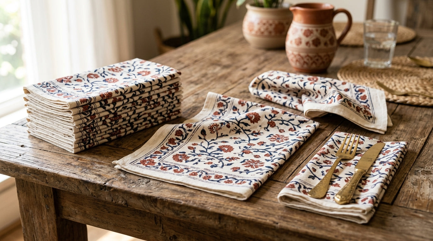 Sanganeri Napkins