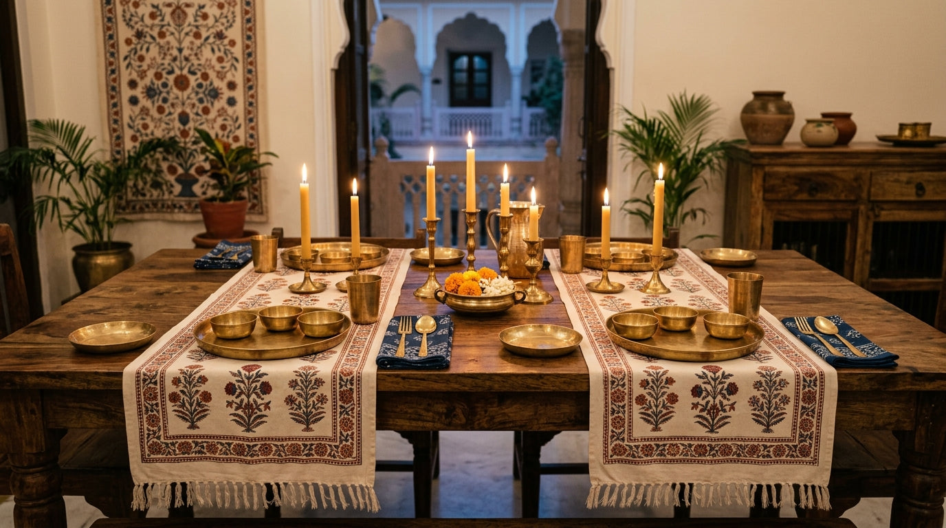 Sanganeri Table Runners
