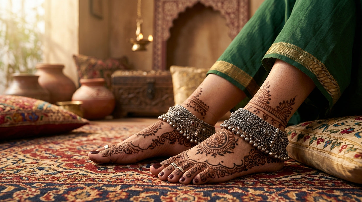 Silver Anklets