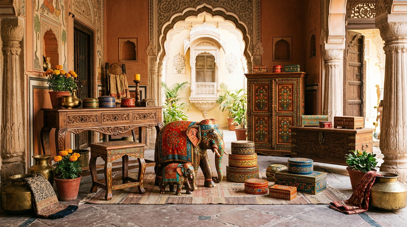 Wooden & Hand-Painted Craft