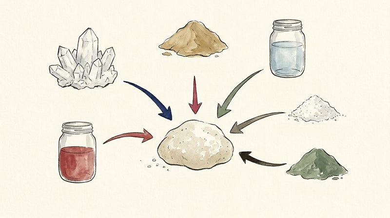 Blue Pottery composition diagram